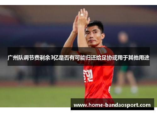 广州队调节费剩余3亿是否有可能归还给足协或用于其他用途