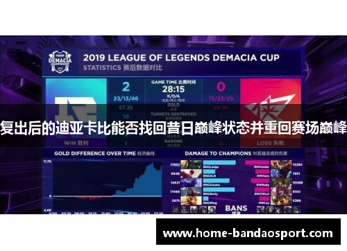 复出后的迪亚卡比能否找回昔日巅峰状态并重回赛场巅峰