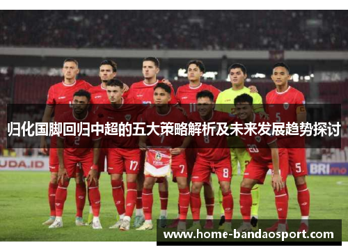 归化国脚回归中超的五大策略解析及未来发展趋势探讨
