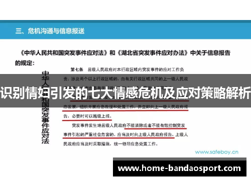 识别情妇引发的七大情感危机及应对策略解析